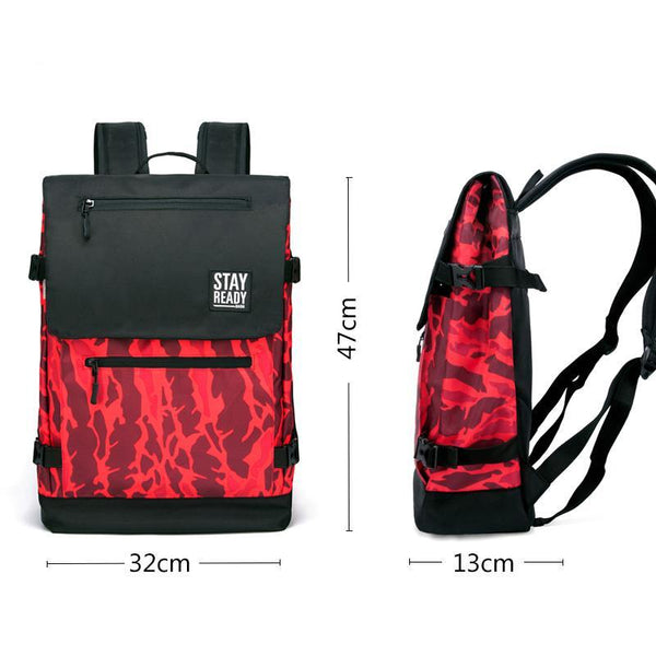 Cool Camouflage Backpack (Red)
