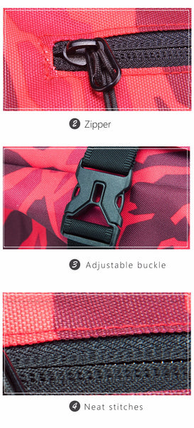 Cool Camouflage Backpack (Red)