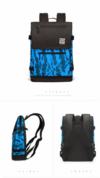 Cool Camouflage Backpack (Blue)