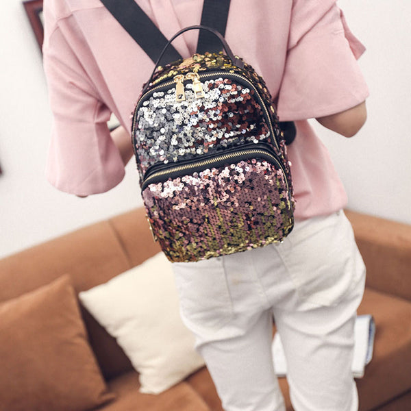 Mini Backpack Women (Gold)
