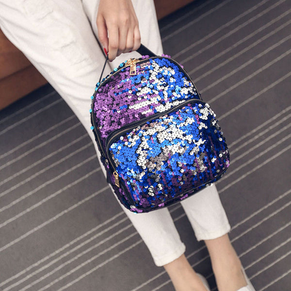 Mini Backpack Women (Blue)