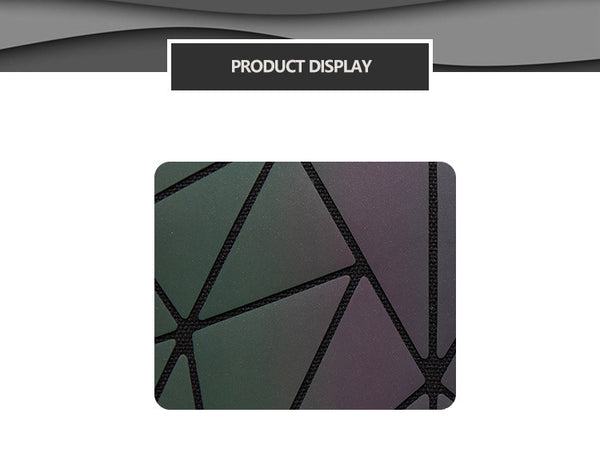 Holographic Backpack (Colorful Triangle)